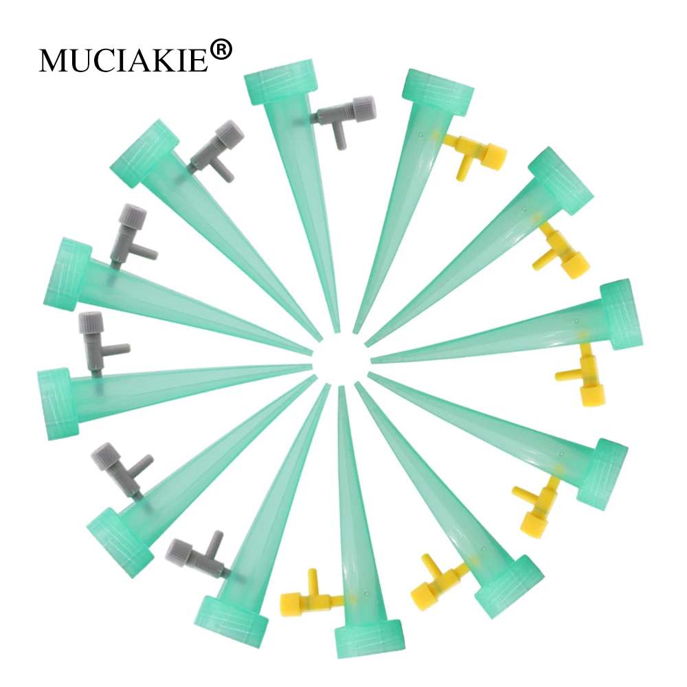 

MUCIAKIE 12PCS Plant Waterer Plant Watering Devices With Slow Release Control Valve Switch For Indoor Outdoor Potted Plants