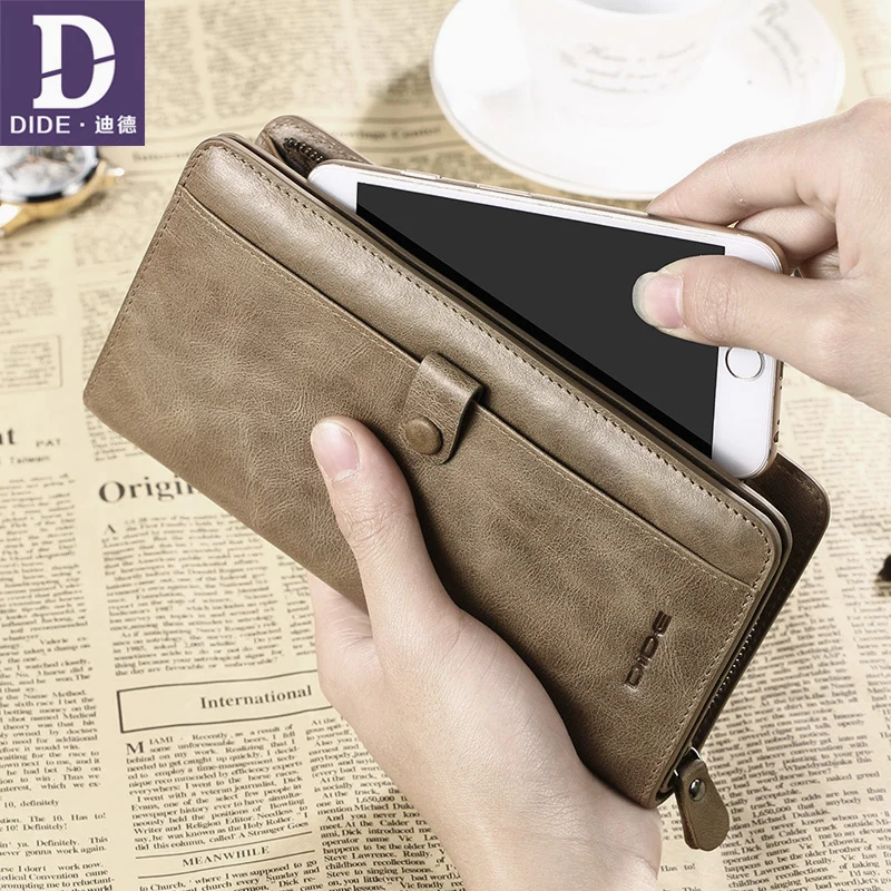 DIDE повседневная сумка для телефона клатч кошелек из натуральной кожи кошельки