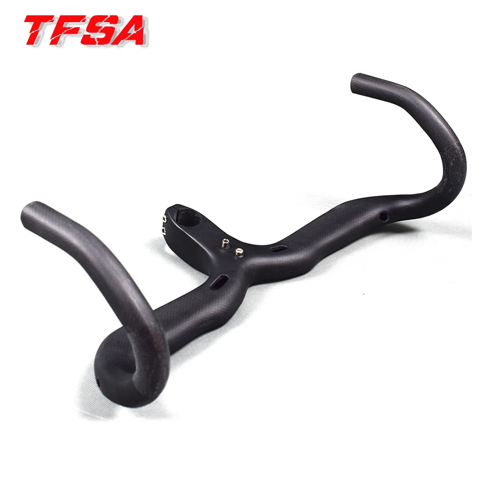 Ультралегкий карбоновый руль для дорожного велосипеда 3K|Велосипедный руль| |