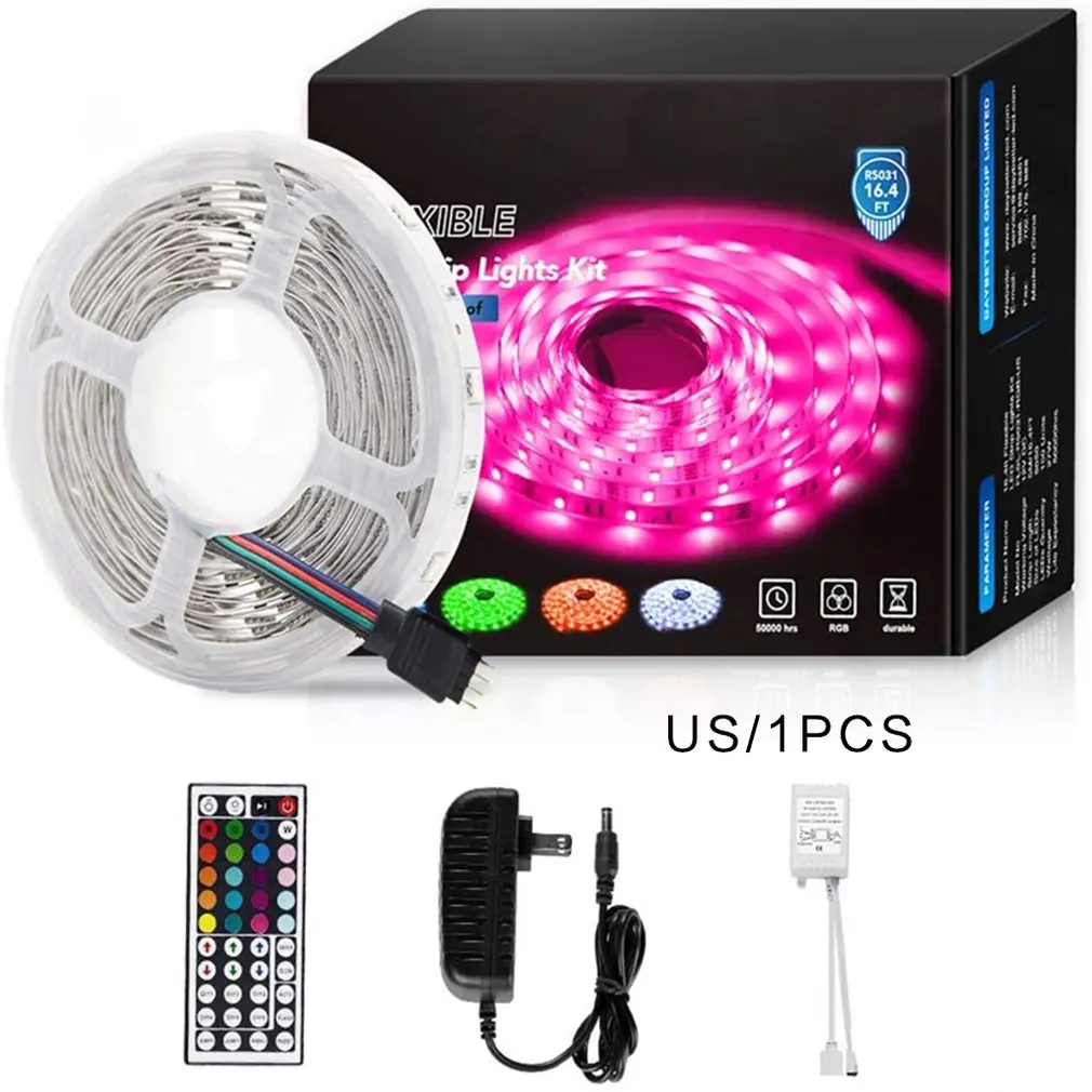 

Light Strip Light Strip 5m with 150-led Light Belt 12v 5050rgb Light Belt Set Waterproof Light Belt Set