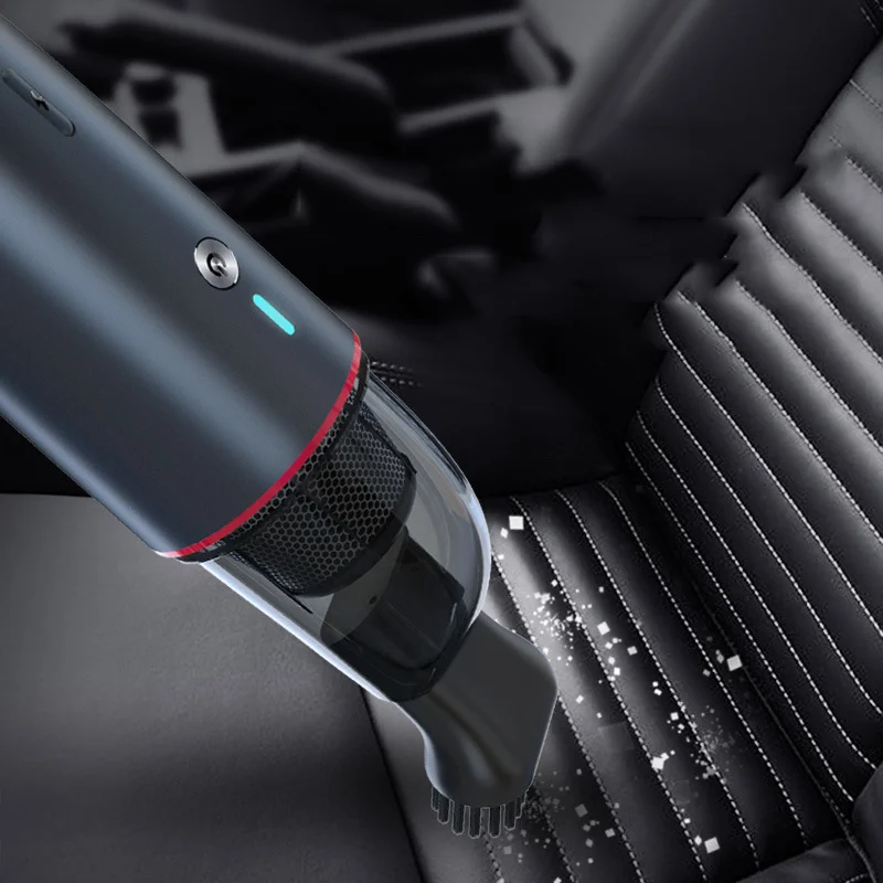 Портативный автомобильный пылесос беспроводной ручной автоматический 5000 ПА для
