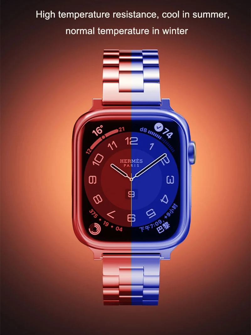 Titanium Strap for Apple Watch Ultra 44mm 42mm 40mm 38mm 45mm Pure Titanium Bracelet for iWatch 7 6 5 4Series Watch Accessories