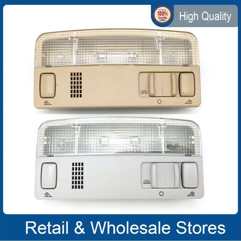 

Gray Beige Dome Light Reading Lamp For VW Passat B5 Touran For Skoda Octavia 3B0 947 105 1TD 947 105 Car Interior Light