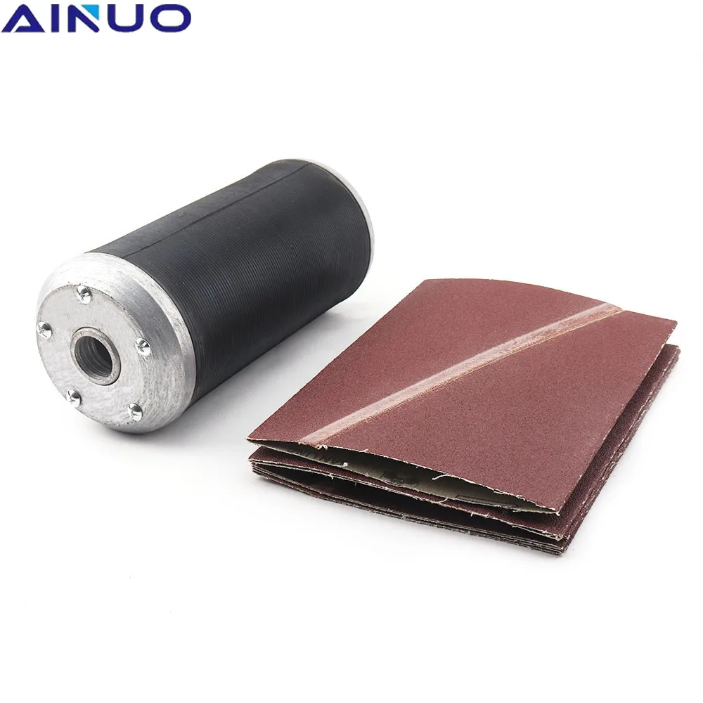 4 &quotx 9&quot пневматический шлифовальный барабан Резиновый рукав для Алюминий