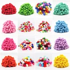 Помпоны 10152025 мм, мини-помпоны, пушистые мягкие помпоны, мяч, свадебное украшение, швейная одежда, детские игрушки, аксессуары