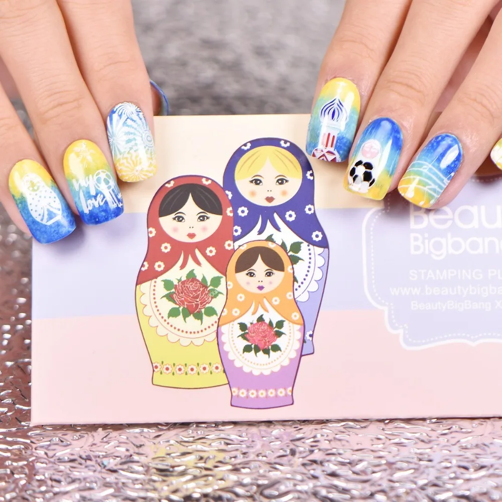 Beautybigbang кружева сексуальный стиль ногтей штамповки пластины для ногтей искусство трафарет шаблонные штампы пластины carimbo de unha дизайн ногтей