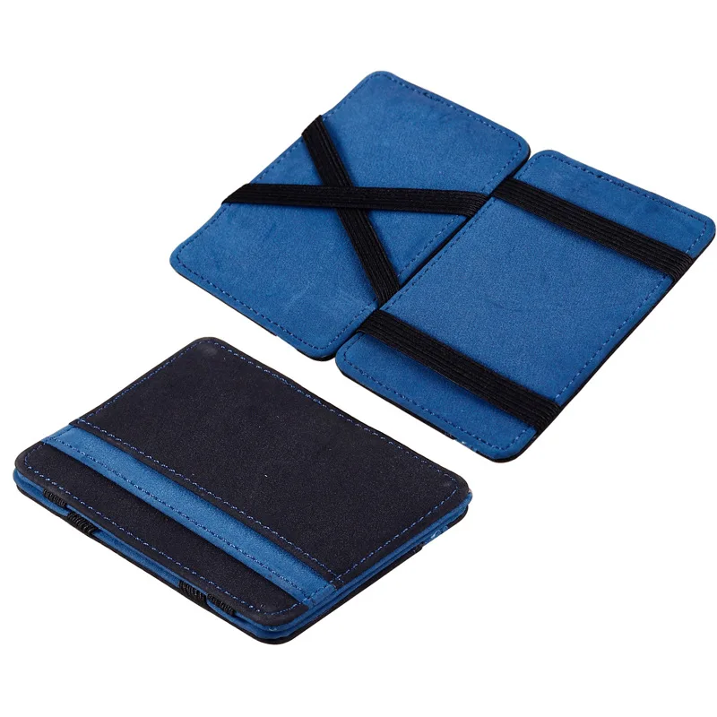 Мини кошелек для мужчин маленький бизнес искусственная кожа волшебные кошельки