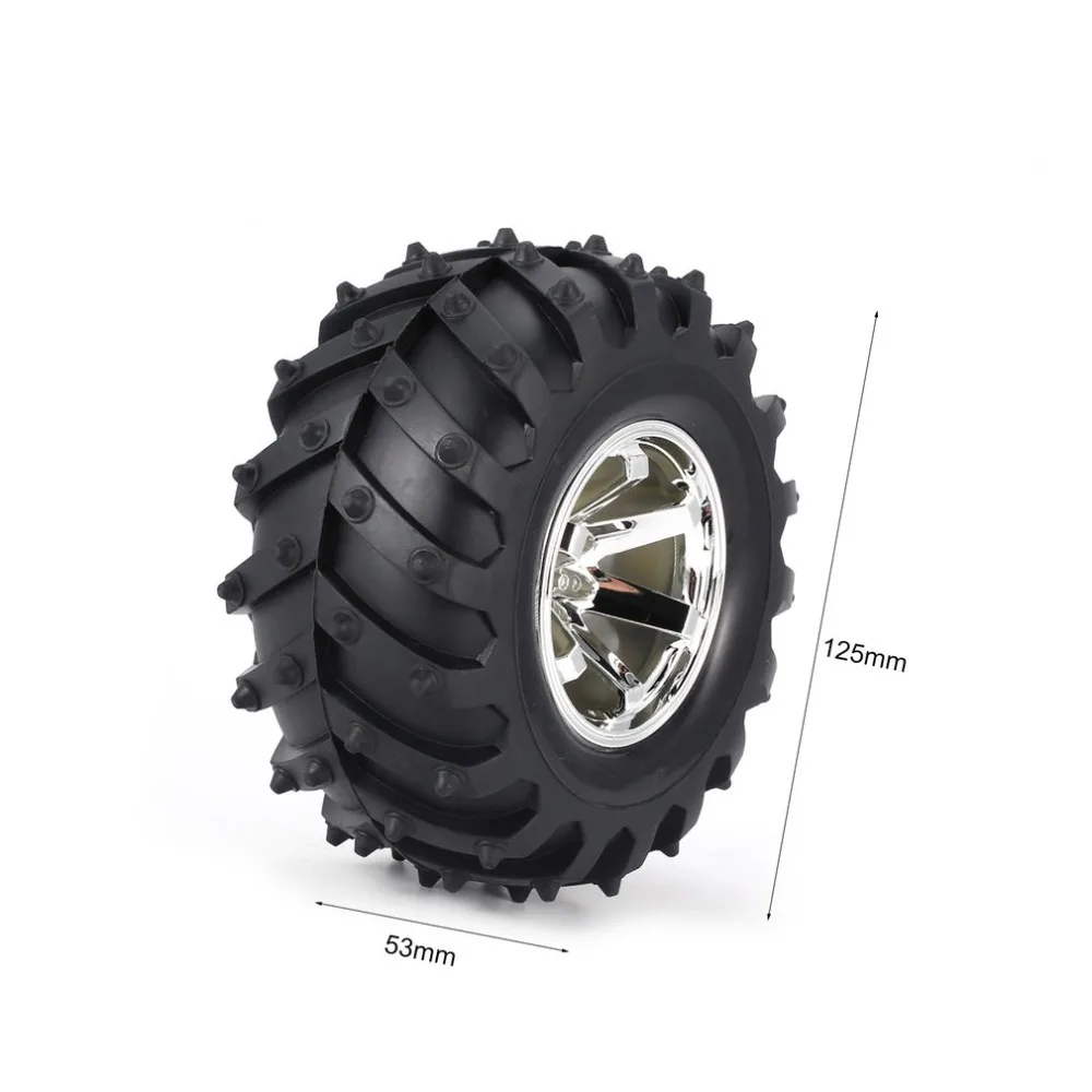 AUSTAR 4 шт. AX 3002 125 мм обод резиновая шина колесо пластиковый хаб для 1/10 RC большая