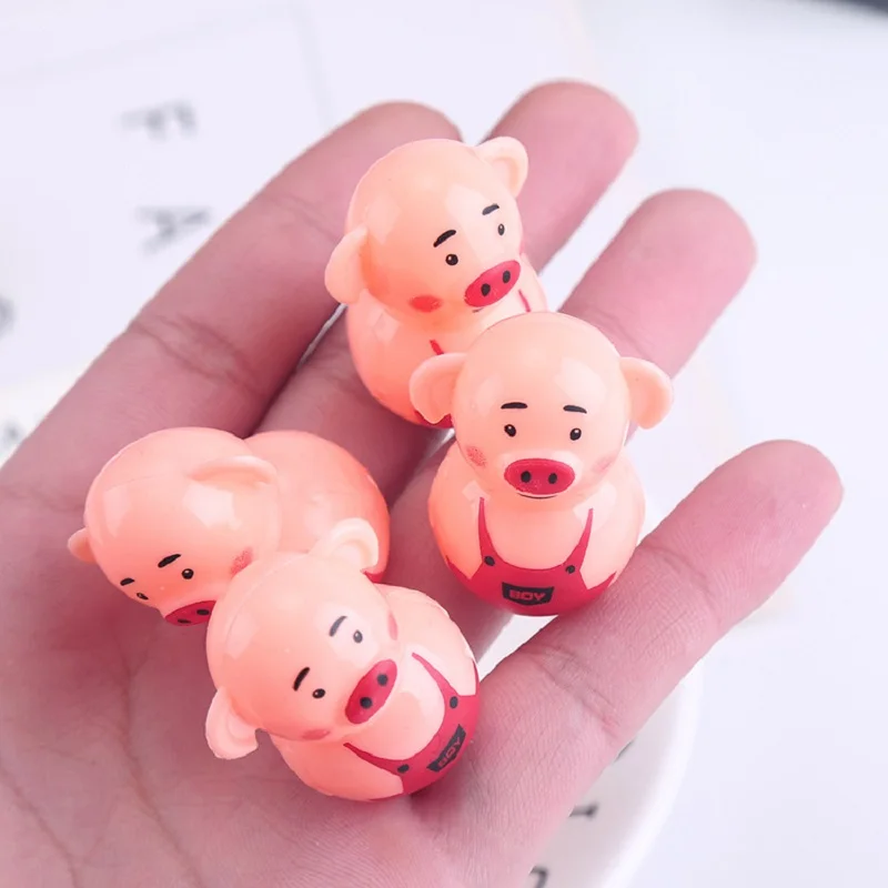 5 шт./лот мини свинка стакан игрушки классические милые забавные детские модные