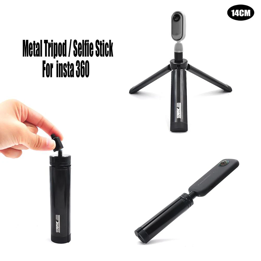 Металлический штатив nsta360/селфи палка 14 см ручной для Insta360 ONE/ONE X Go EVO|Аксессуары