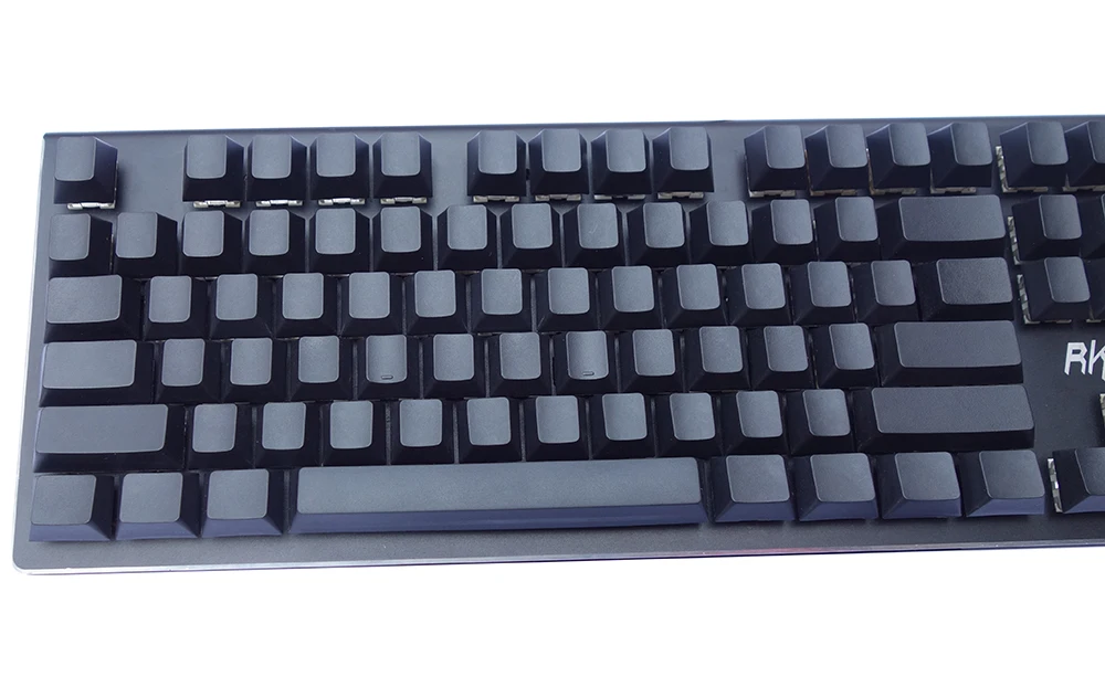 NPKC 125-key одноцветные вишневые профили пустые толстые PBT брелки ANSI ISO для Cherry MX переключатели механической клавиатуры
