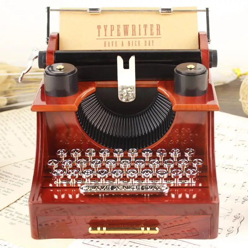 HobbyLane Ретро машинка форма заводная Весна музыкальная шкатулка игрушка стол Декор кафе винтажные декоративные украшения