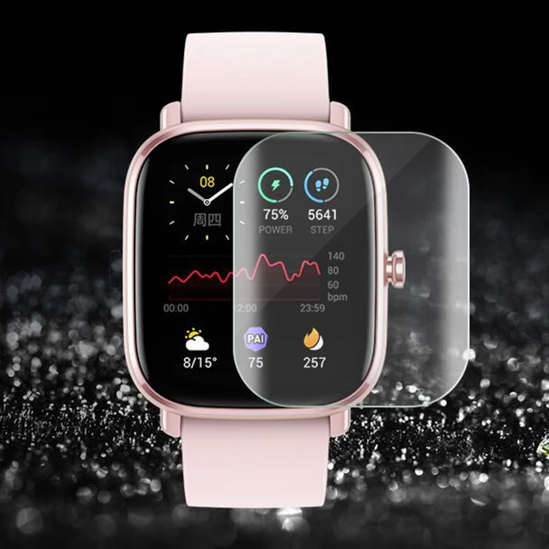 Защитная пленка для смарт часов Amazfit GTS 1/2/2e GTS2e GTS2 Mini 5 шт.|Смарт-аксессуары| |