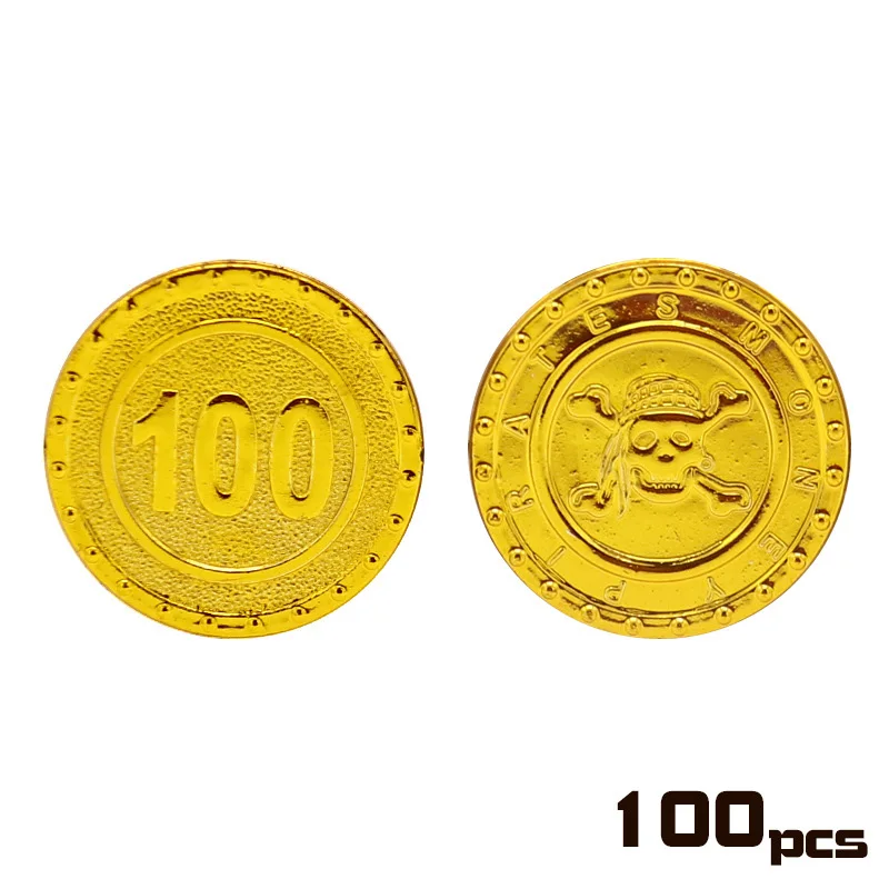 Имитация монет 50/100 реквизит пиратов на Хэллоуин имитация захват поддельная игра