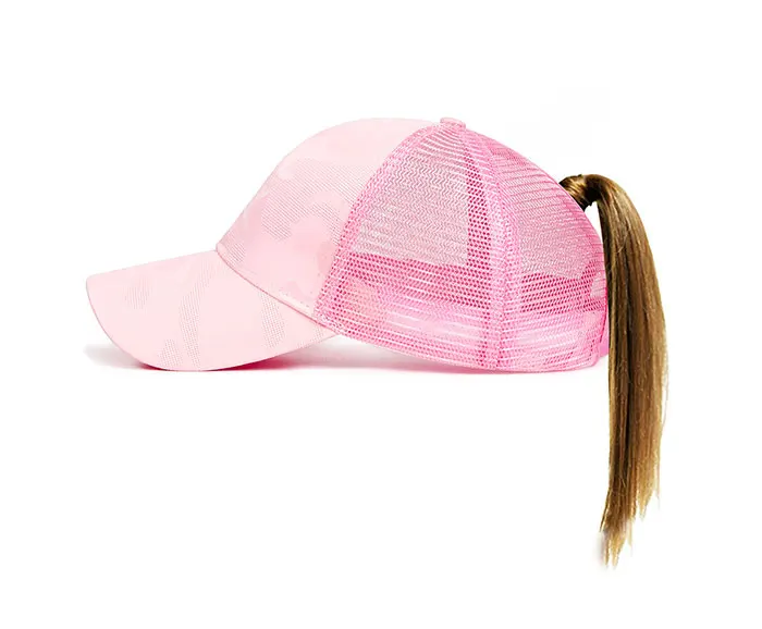 

2020 Women's Ponytail Baseball Cap Women Snapback Summer Mesh Hat Female Fashion HIp Hop Hats Casual Adjustable Outdoor Bone