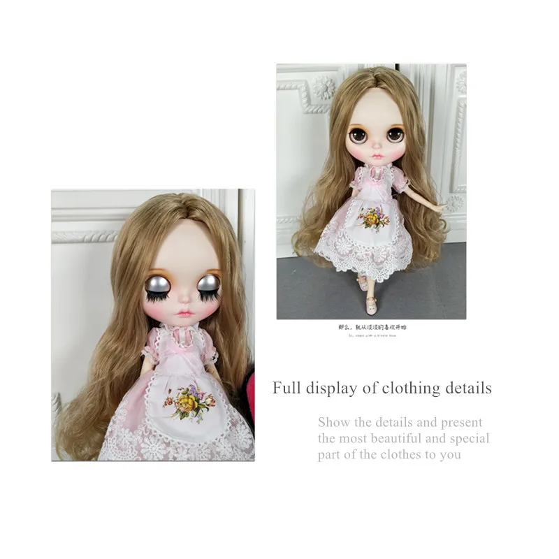 Fortune Days 1/6 Blyth одежда для тела ледяная Кукла Милая Кружевная розовая юбка