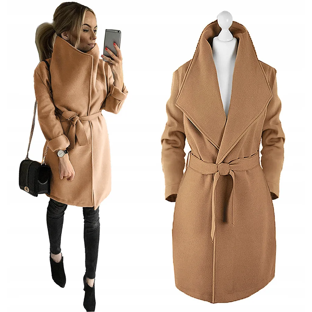 Женская зимняя парка с длинным рукавом и высоким воротником Новая повседневная