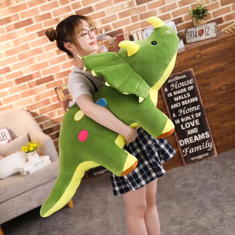 Большая плюшевая игрушка-динозавр 40-100 см |