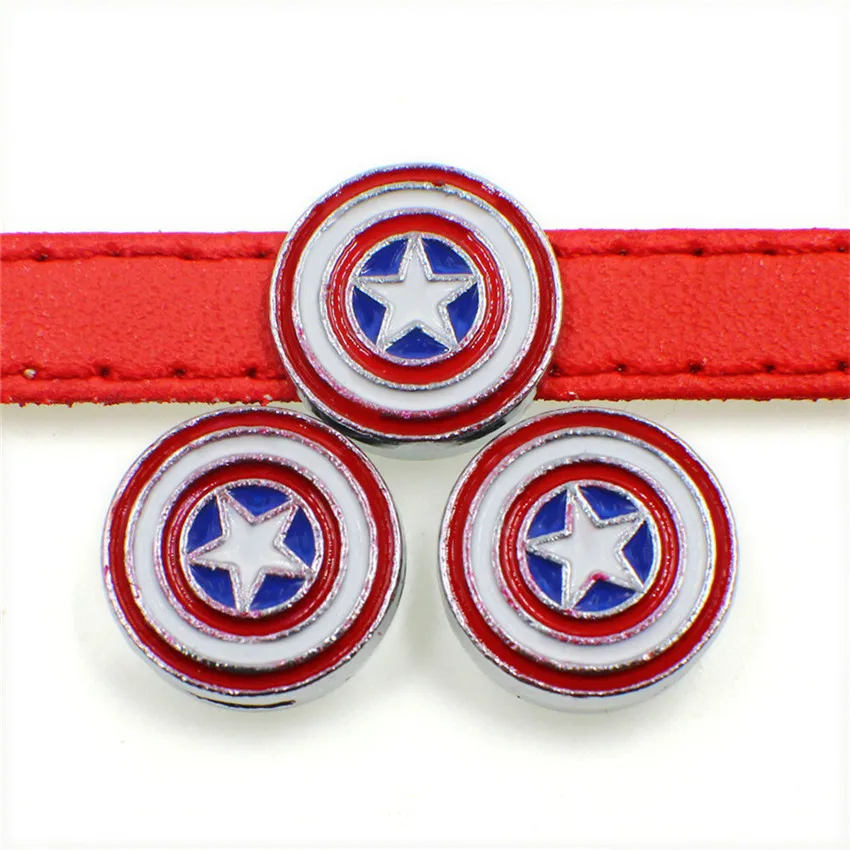 Горячая распродажа 10 шт 8 мм скользящие шармы для самостоятельного изготовления