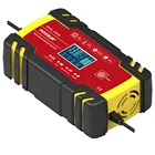 FOXSUR 12V 24V 8A импульсное Ремонтное зарядное устройство с ЖК-дисплеем, зарядное устройство для мотоцикла и автомобиля, медленное и быстрое зарядное устройство