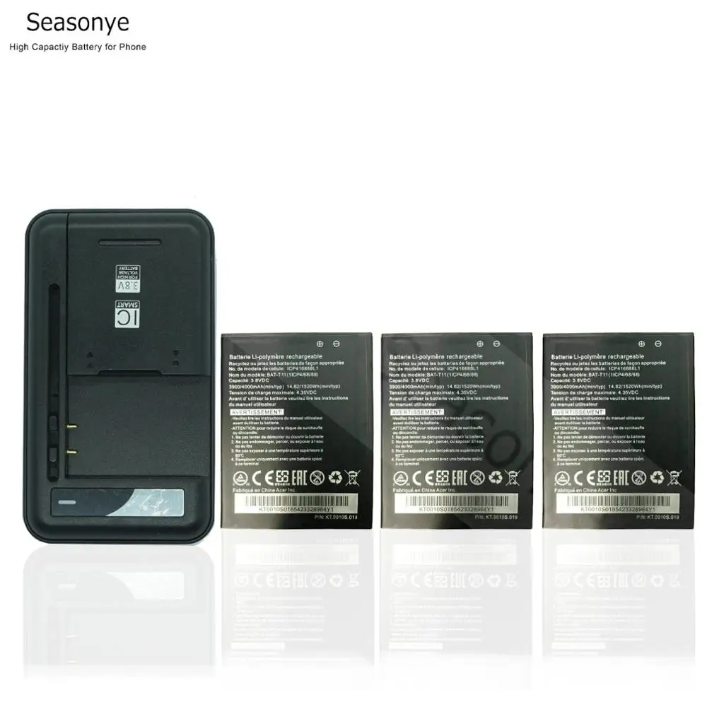 Seasonye 4000mAh / 15.20Wh BAT T11 телефонный сменный аккумулятор + универсальное зарядное