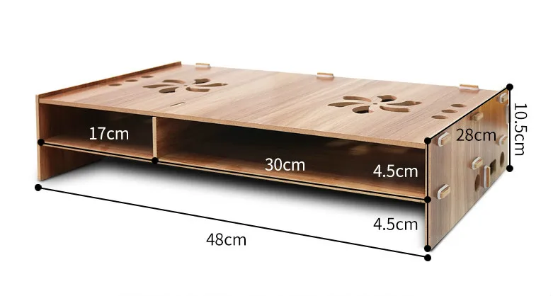 Органайзер для офисных принадлежностей Творческие деревянные экрана вашего