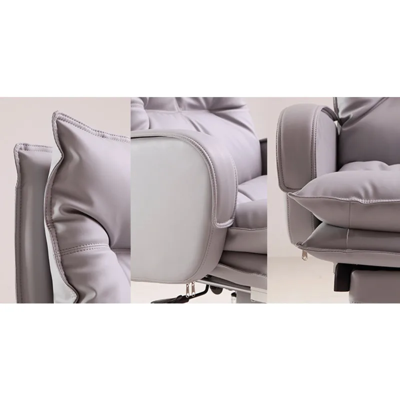 

xiaoyao Boss A2007 Executive Office Synthetic Leather Chair Silla Gaming Live Computer Chairs Can Lie Footrest Wheel Household