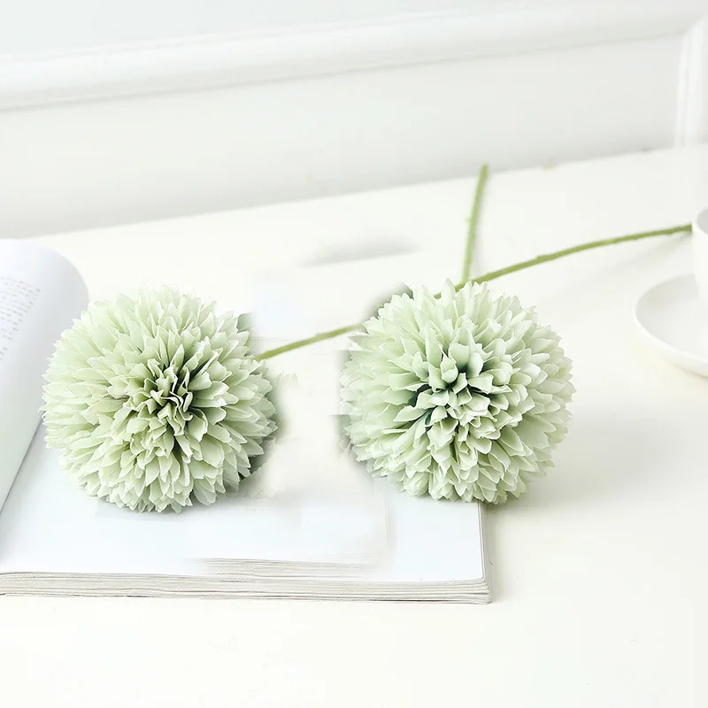 10 шт. искусственные Хризантемы цветы шелковая ткань Сделай Сам фото реквизит