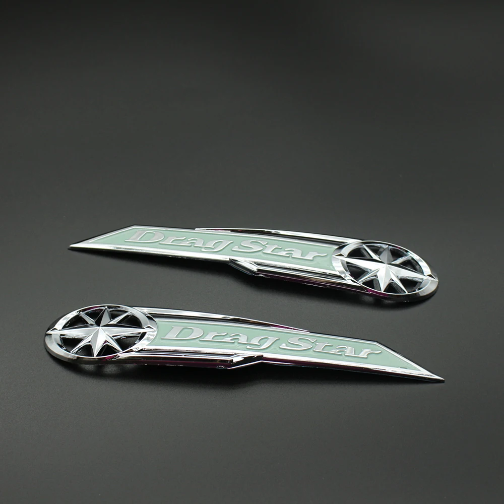 

Значок на бак топлива и масла для мотоцикла, наклейки с эмблемой Drag Star, декоративная отделка для Yamaha XVS125 XVS250 XVS650 XVS1100