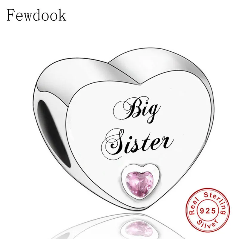 2020 925 серебро мама папа жена сын бабушка Best Friend любовь сердце бусы подходят