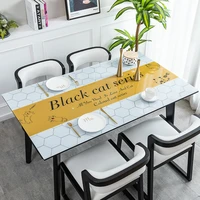 odorless pvc table mat waterproof heat resistant oil proof coffee table mat non slip tablecloths customize party table deco