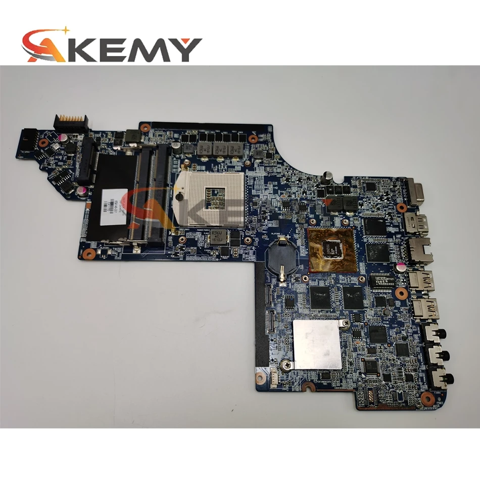 Akemy DV6-6000 motherboar 665341-001 для ноутбука HP pavilion DV6 DV6T исходный тест материнская плата 8 *