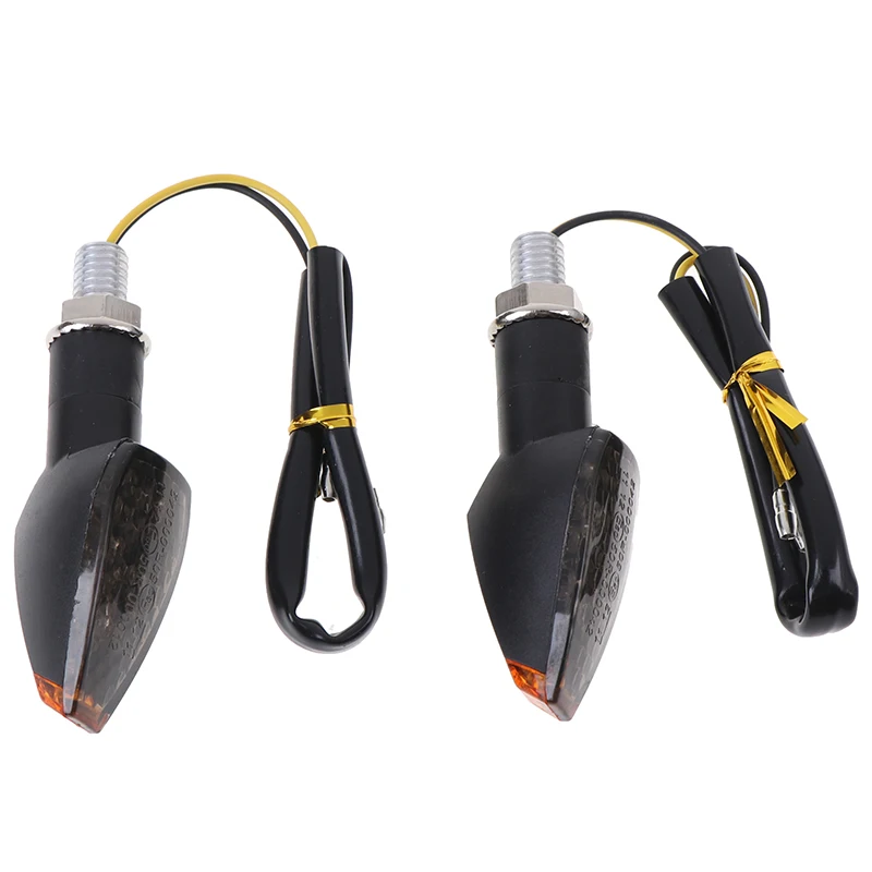 

2PCs Super Bright Waterproof LED Steering Light Motorcycle Front Rear Turn Signal Light Steering Lamp