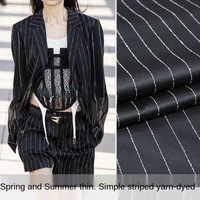 thin simple striped three dimensional yarn dyed jacquard fashion fabric sewing fabric factory store is not out of stock