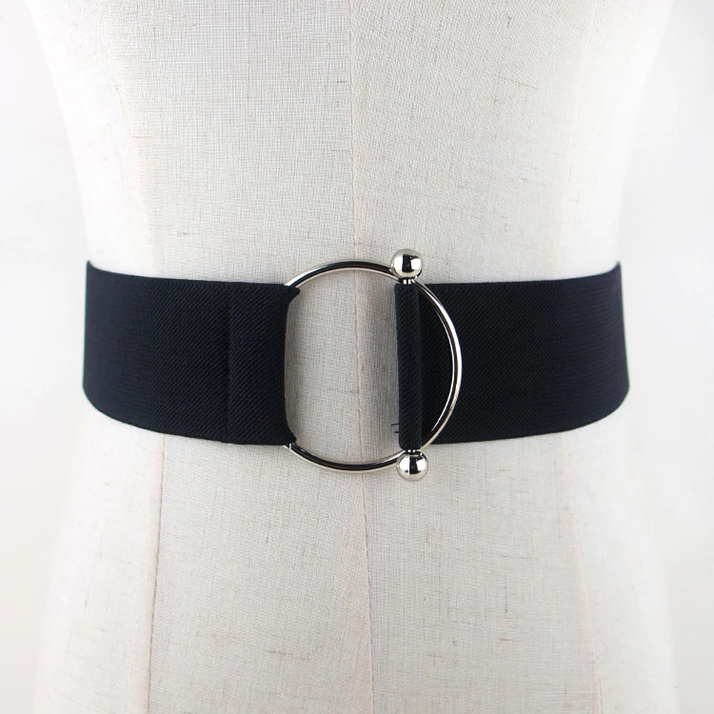 Женский пояс простой Круглый Пряжка эластичный стрейч корсетный пояс|Женские