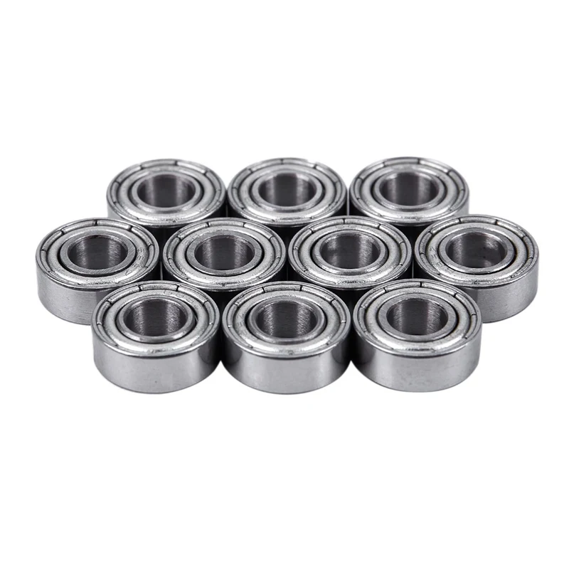 

10 Pack - MF105-ZZ (5 x 10 x 4 mm) Flanged Ball Bearing