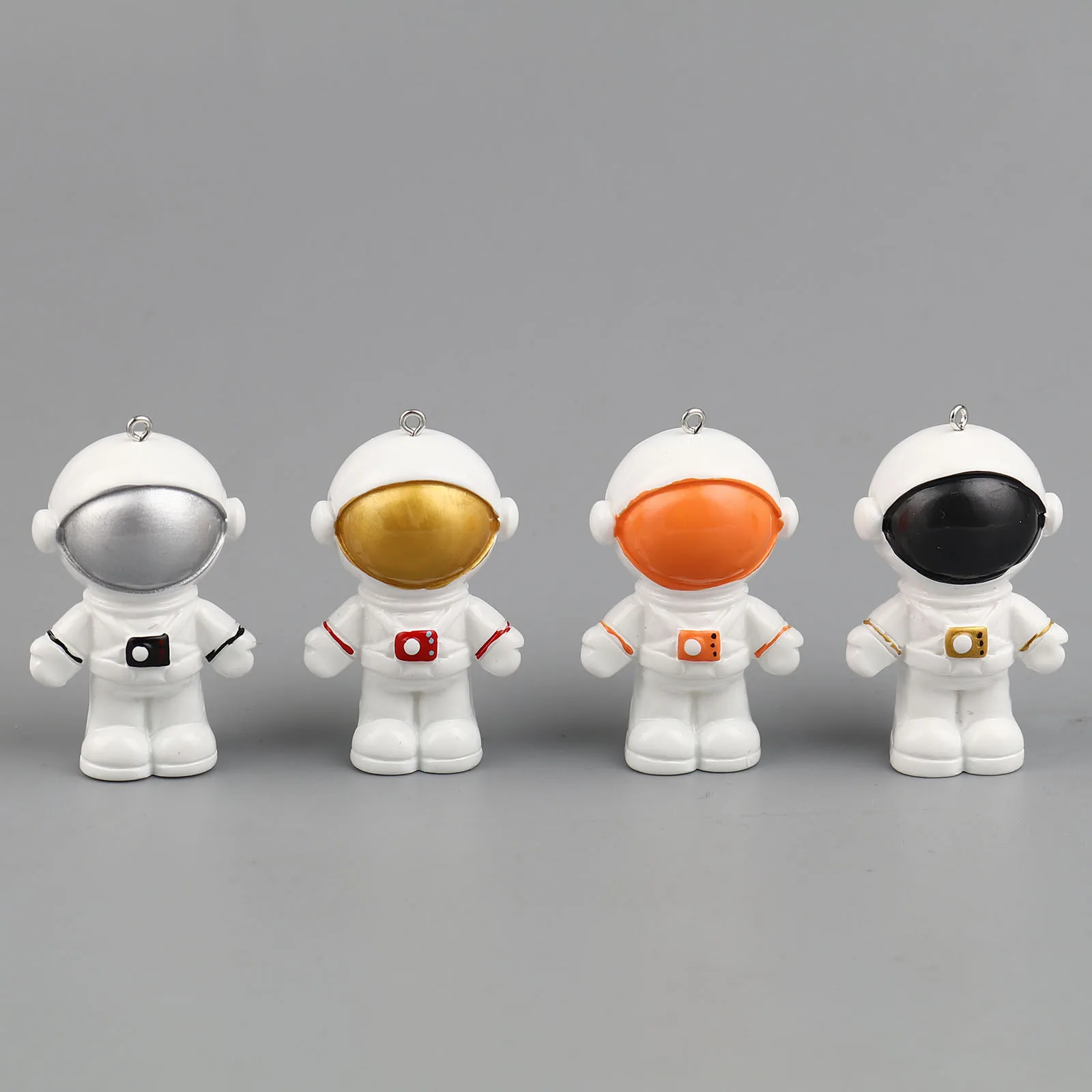 

Doreen Box Creative Resin Galaxy Pendants Colorful Astronaut Spaceman Chamrs For Women Men DIY Making Necklace Earrings Jewelry