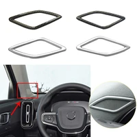 abs car inner a pillar speaker decor cover trim styling decoration 2pcs for volvo xc40 2018 2019 2020