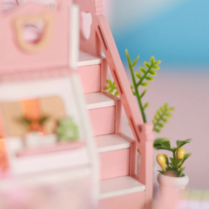 

Kids Pretend Play Mini Furniture Toys DIY Simulation Furniture Bedroom Model Set Toys For Girls Birthday Gift Doll House