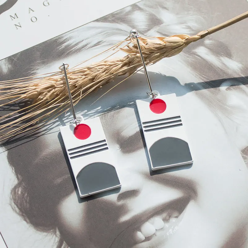 Аниме демон Slayer серьги Kamado Tanjirou же Ухо Кулон Косплей клип шпилька для женщин