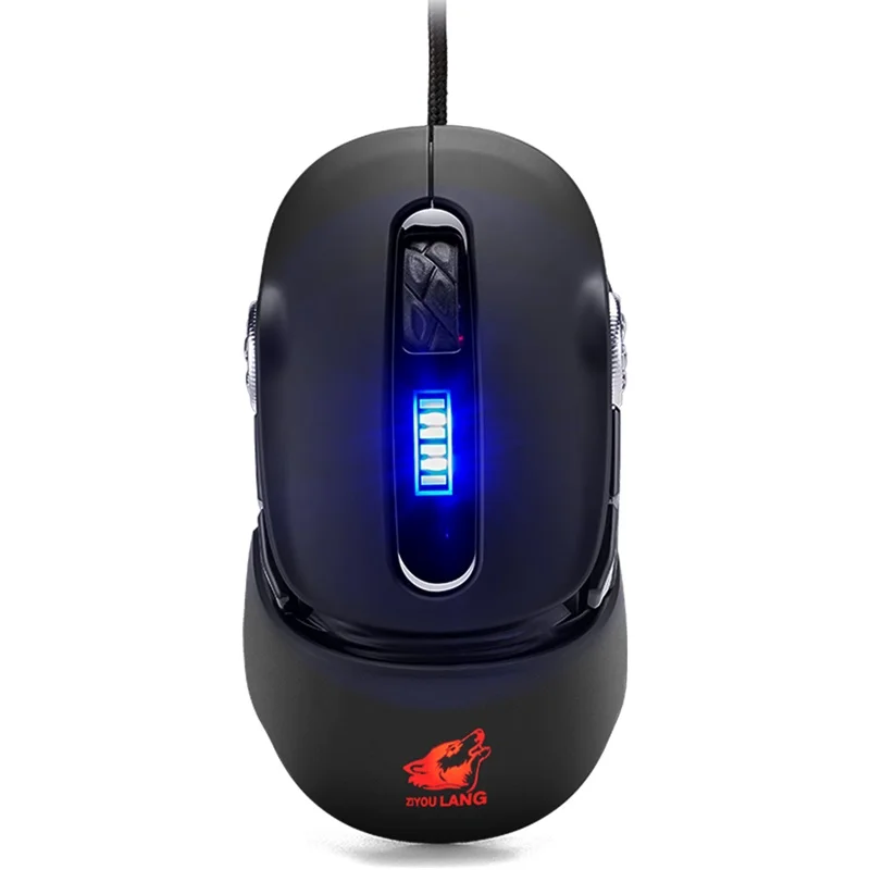 VicTsing V11 Проводная игровая мышь 6 клавиша механическое макропрограммирование игровая оптика 2400 dpi эргономичная RGB мышь с подсветкой