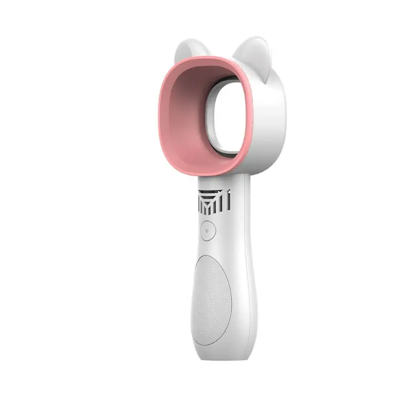 

Portable Mini Outdoor USB Rechargeable Bladeless Fan Handheld Cooler Cooling Fan