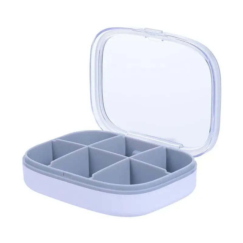 

3 Colors Mini Portable Pill Box Medicine Box Pill Storage Sealed Box For Outdoor Office Storage