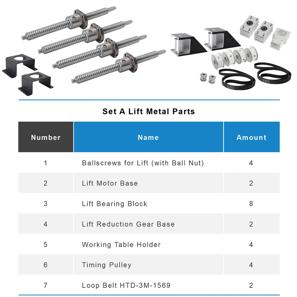 Лазерный станок с моторизованным приводом подъемная платформа металлические