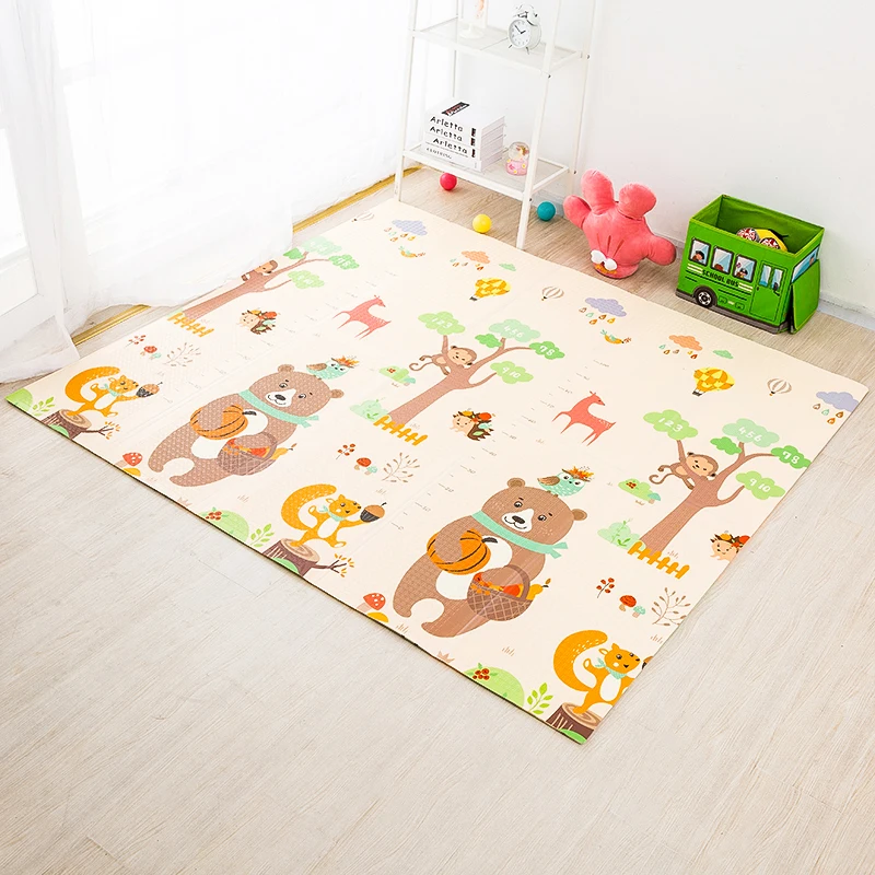 Складной детский игровой коврик 200x180 см Xpe пазл игрушки для детей лазания игры