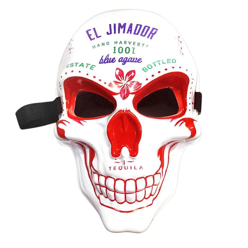 Хэллоуин фестиваль ужасов маска маскарадный череп ПВХ призрак голова ужас Смайл