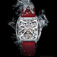 2021 new guanqin skeleton men mechanical watch automatic watches sapphire wrist watch brand luxury tourbillon relogio masculino