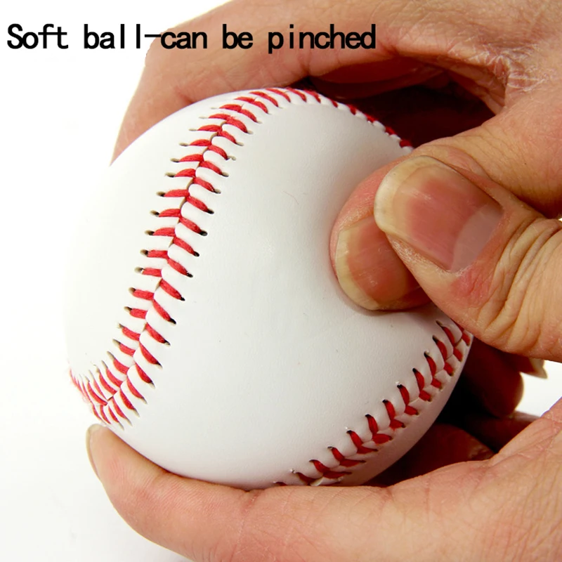 

Baseball No. 9 Softball Hardball Training Handmade Balls Fitness Products White Safety Kid Baseballs Men's Practice Team Game