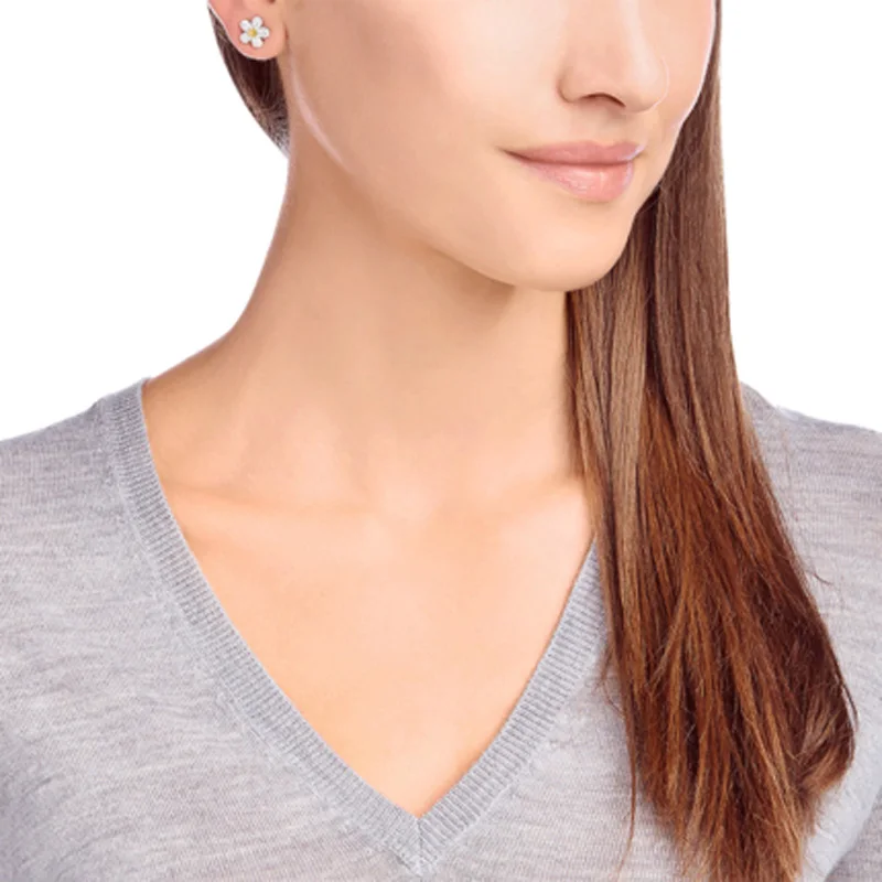 

Fashion Charm Sterling Silver Original 1:1 Copy, Flowers Small Fresh And Lovely Simple Stud Earrings Women Luxury Jewelry Gifts