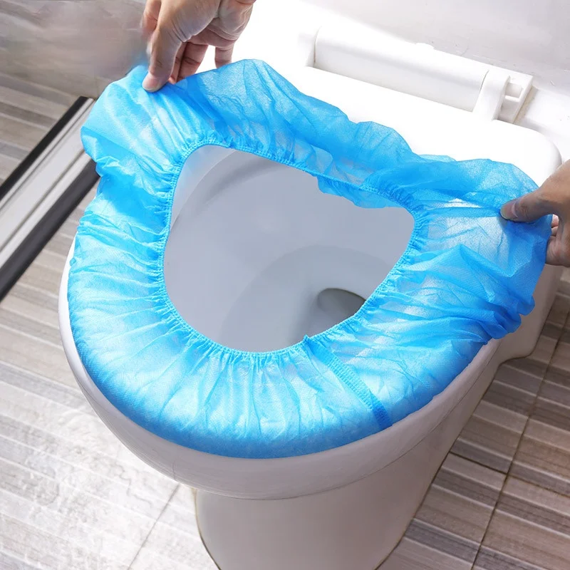 

Disposable Toilet Pad Convenient Thick Non-woven Fabric Commode Toilet Seats 30pcs Home Travel Toilet Pad Bathroom Accessories